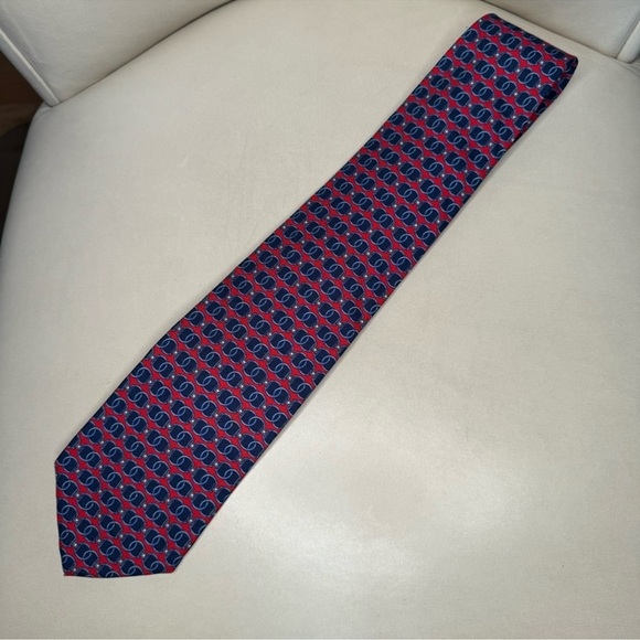 BROOKS BROTHERS Set of 2 Ties 100% Silk Patterned Striped - Picture 3 of 15